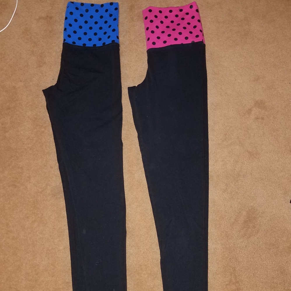 VS Pink Yoga Leggings